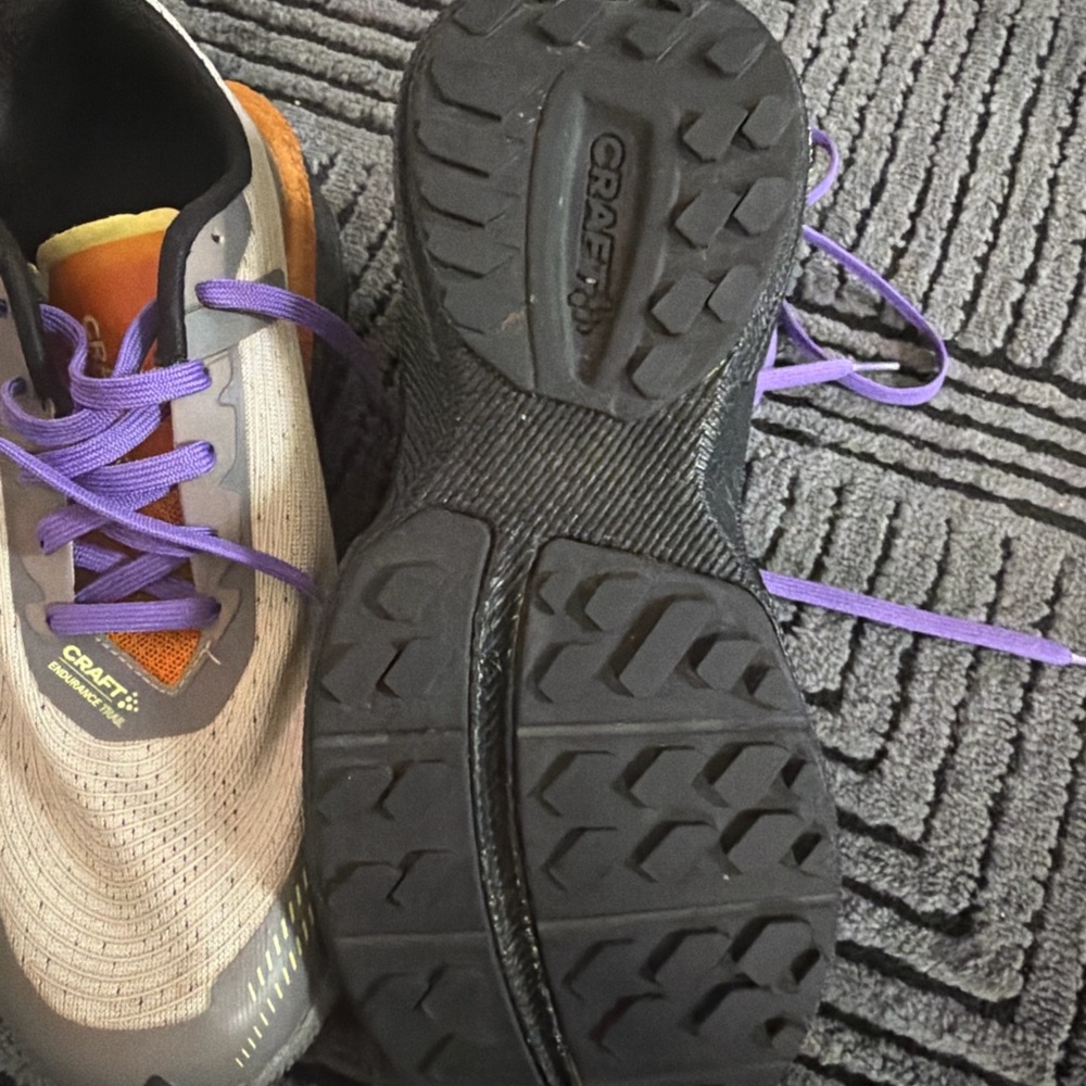 Merrell Women's Athletic Shoe - Gray with Orange & Purple - Picture 5 of 6